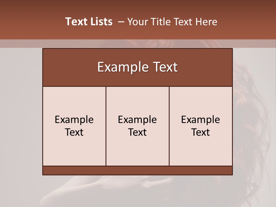 Health Beauty Straight PowerPoint Template
