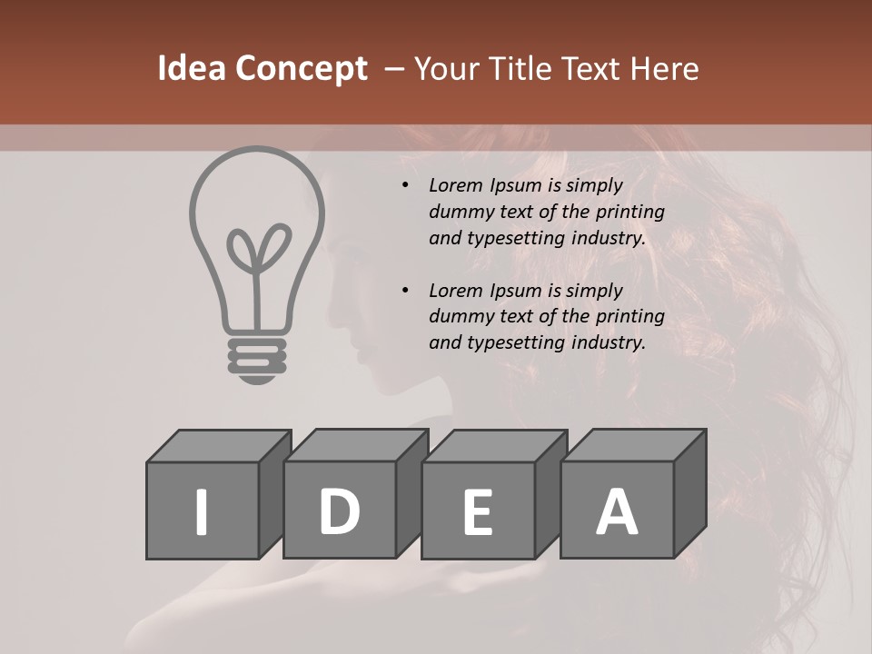 Health Beauty Straight PowerPoint Template