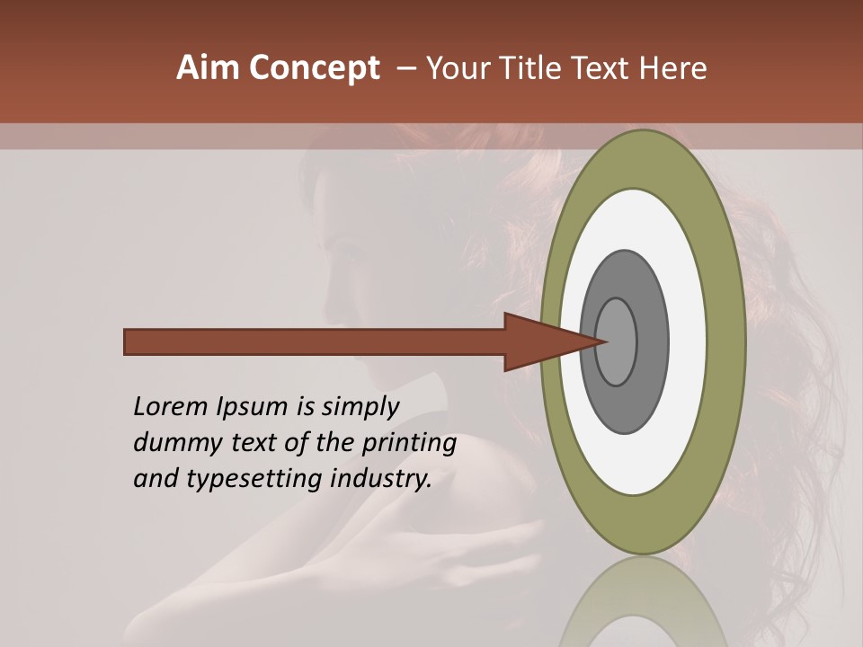 Health Beauty Straight PowerPoint Template