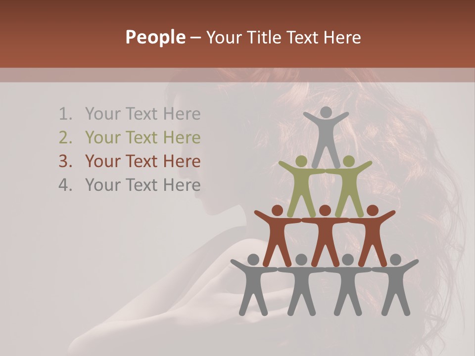 Health Beauty Straight PowerPoint Template