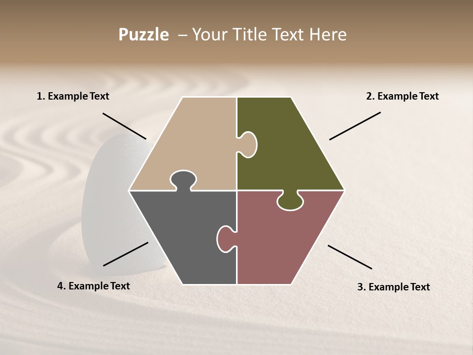 Sand Tranquil Concept PowerPoint Template