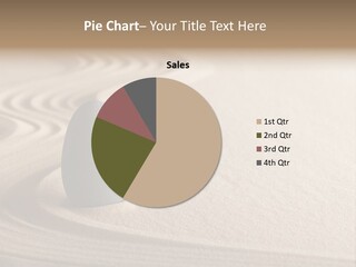 Sand Tranquil Concept PowerPoint Template