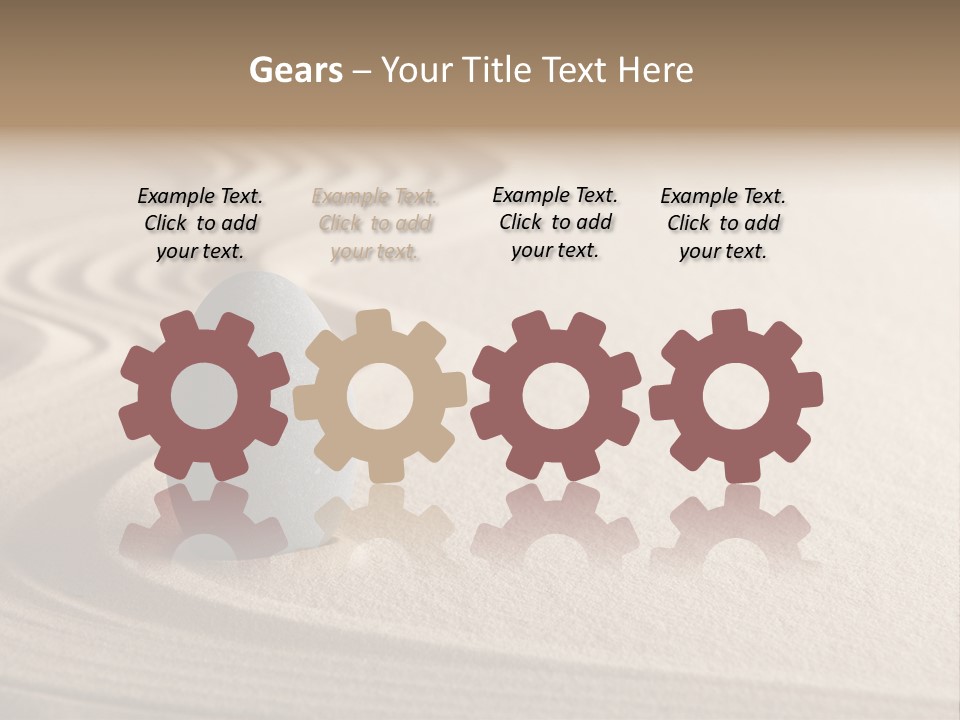 Sand Tranquil Concept PowerPoint Template