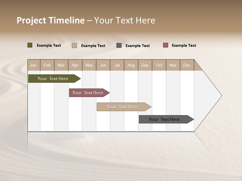 Sand Tranquil Concept PowerPoint Template