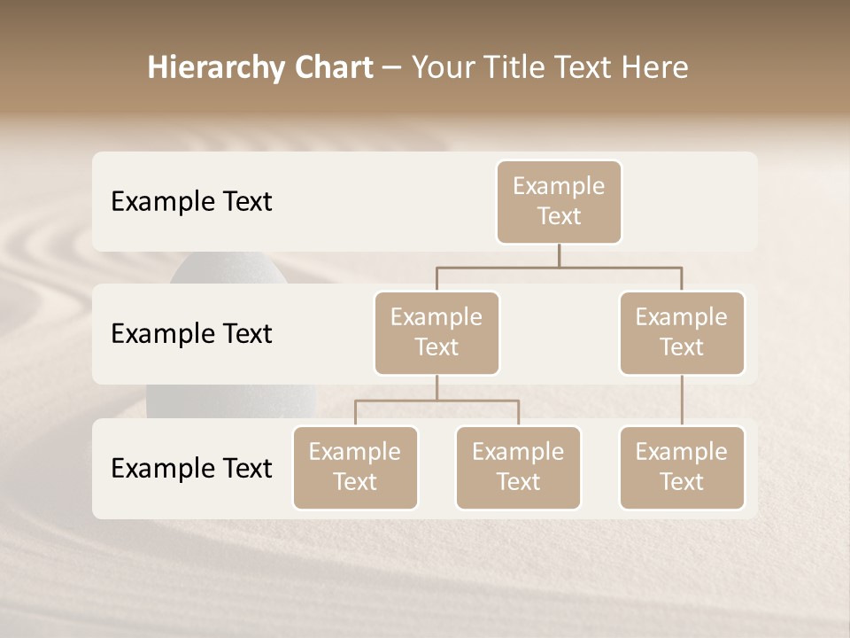 Sand Tranquil Concept PowerPoint Template