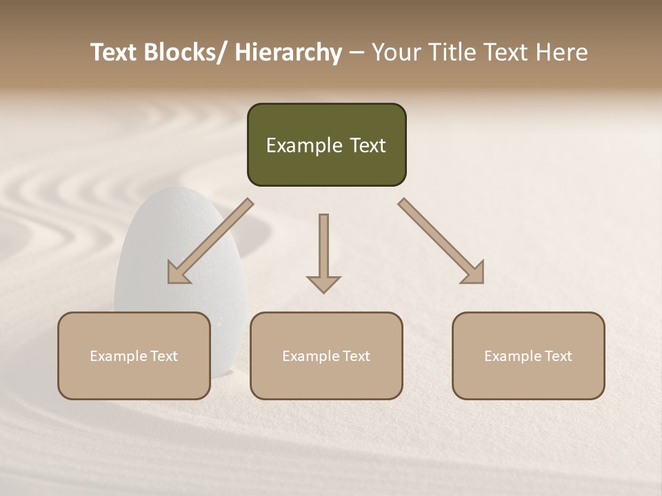 Sand Tranquil Concept PowerPoint Template