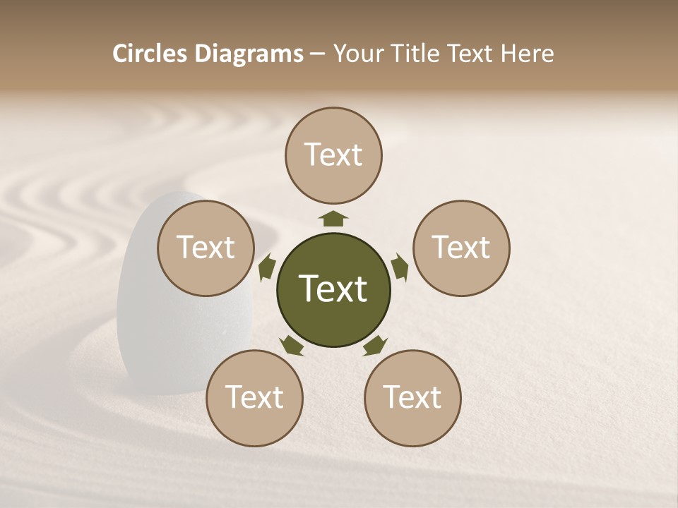 Sand Tranquil Concept PowerPoint Template