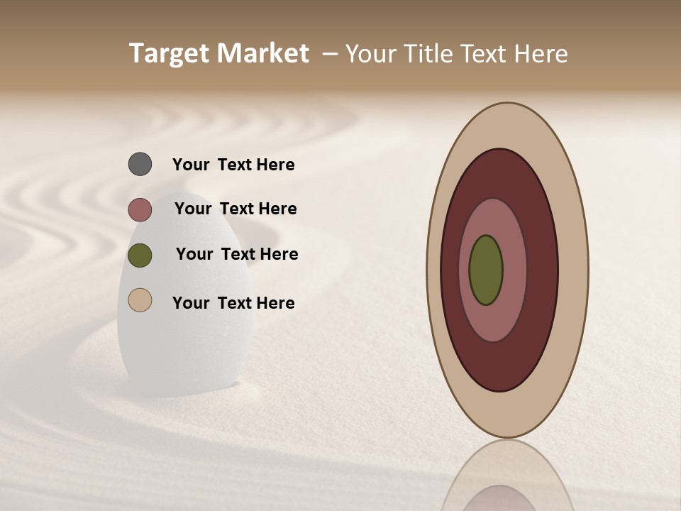 Sand Tranquil Concept PowerPoint Template