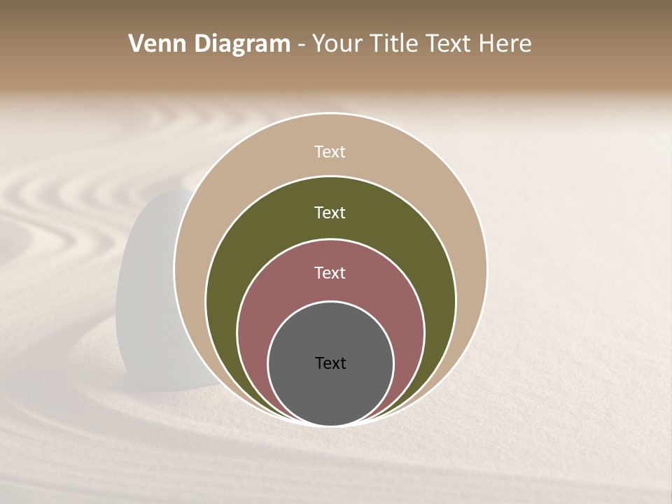Sand Tranquil Concept PowerPoint Template