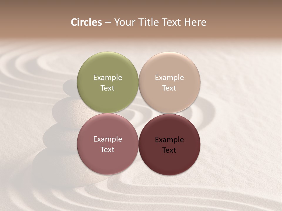 Ripple Spirituality Yellow PowerPoint Template