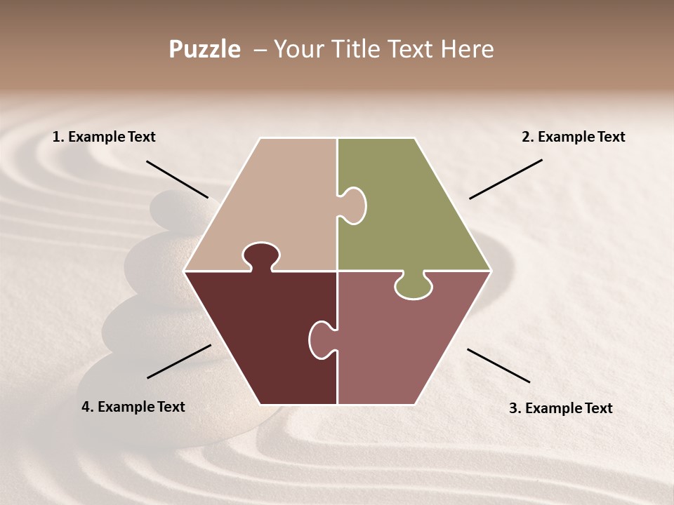 Ripple Spirituality Yellow PowerPoint Template