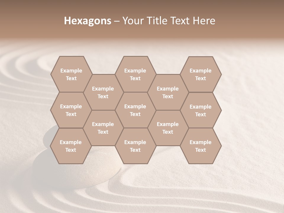 Ripple Spirituality Yellow PowerPoint Template