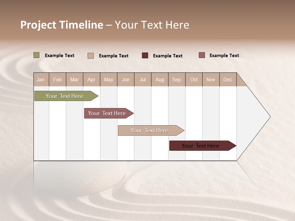 Ripple Spirituality Yellow PowerPoint Template