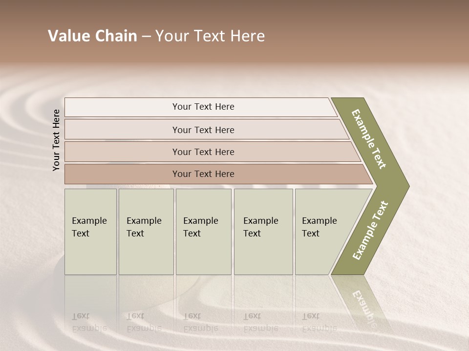 Ripple Spirituality Yellow PowerPoint Template