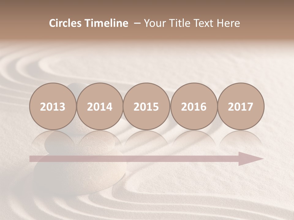 Ripple Spirituality Yellow PowerPoint Template