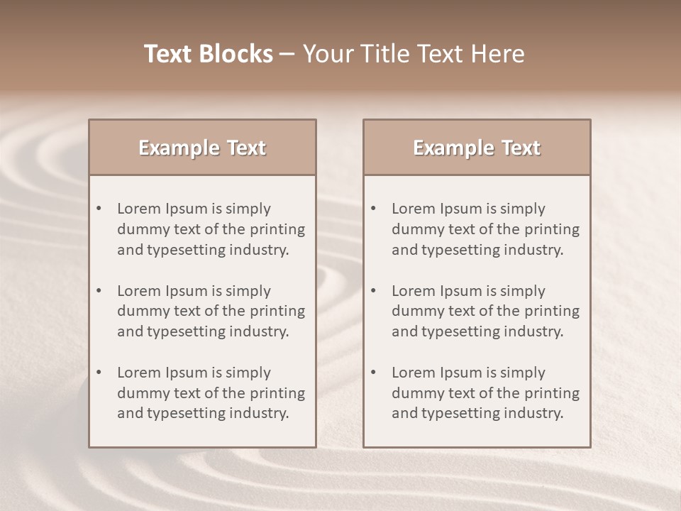 Ripple Spirituality Yellow PowerPoint Template