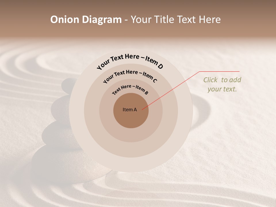 Ripple Spirituality Yellow PowerPoint Template