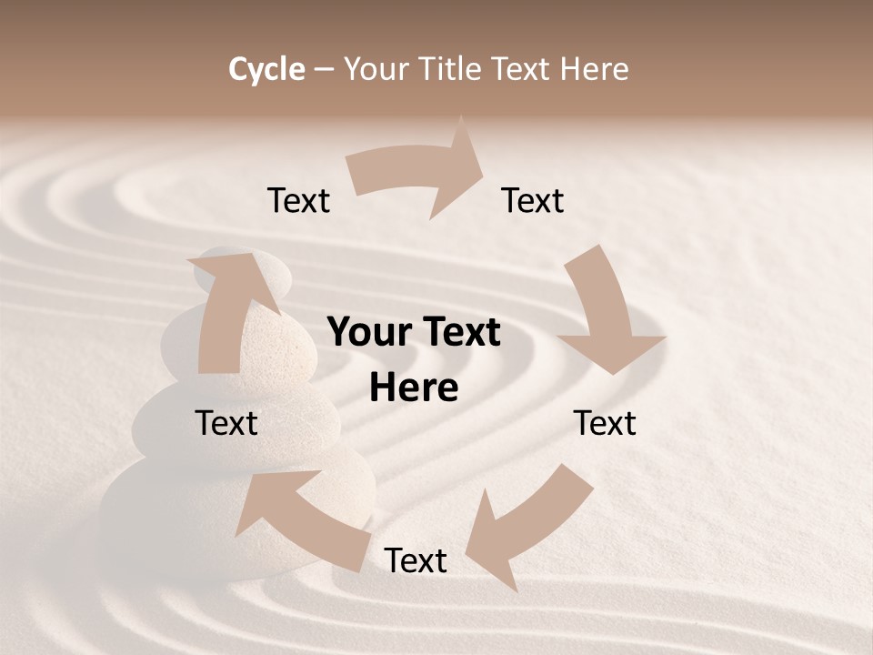 Ripple Spirituality Yellow PowerPoint Template