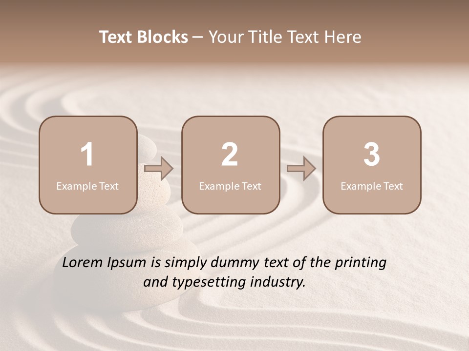 Ripple Spirituality Yellow PowerPoint Template