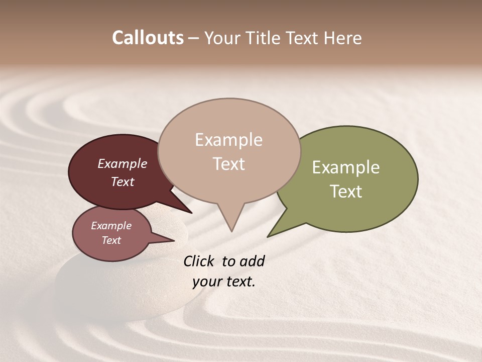 Ripple Spirituality Yellow PowerPoint Template