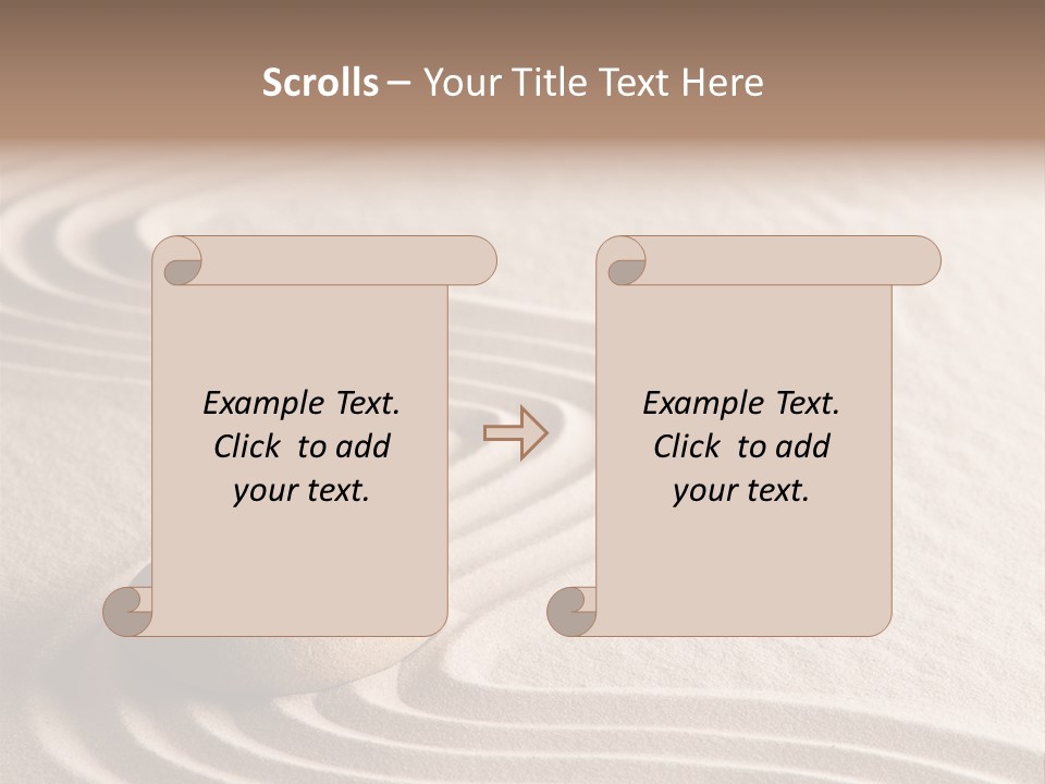 Ripple Spirituality Yellow PowerPoint Template