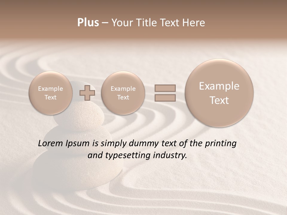 Ripple Spirituality Yellow PowerPoint Template