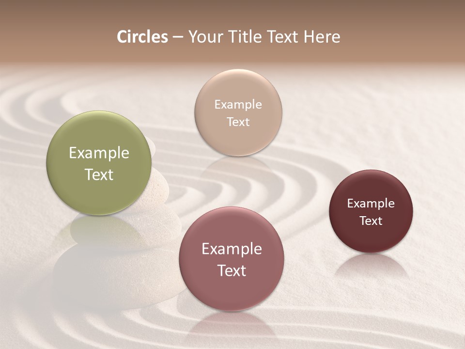 Ripple Spirituality Yellow PowerPoint Template