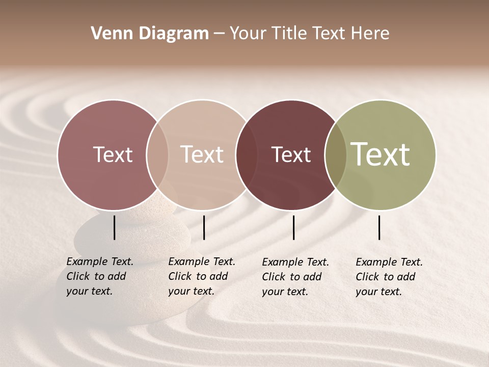 Ripple Spirituality Yellow PowerPoint Template