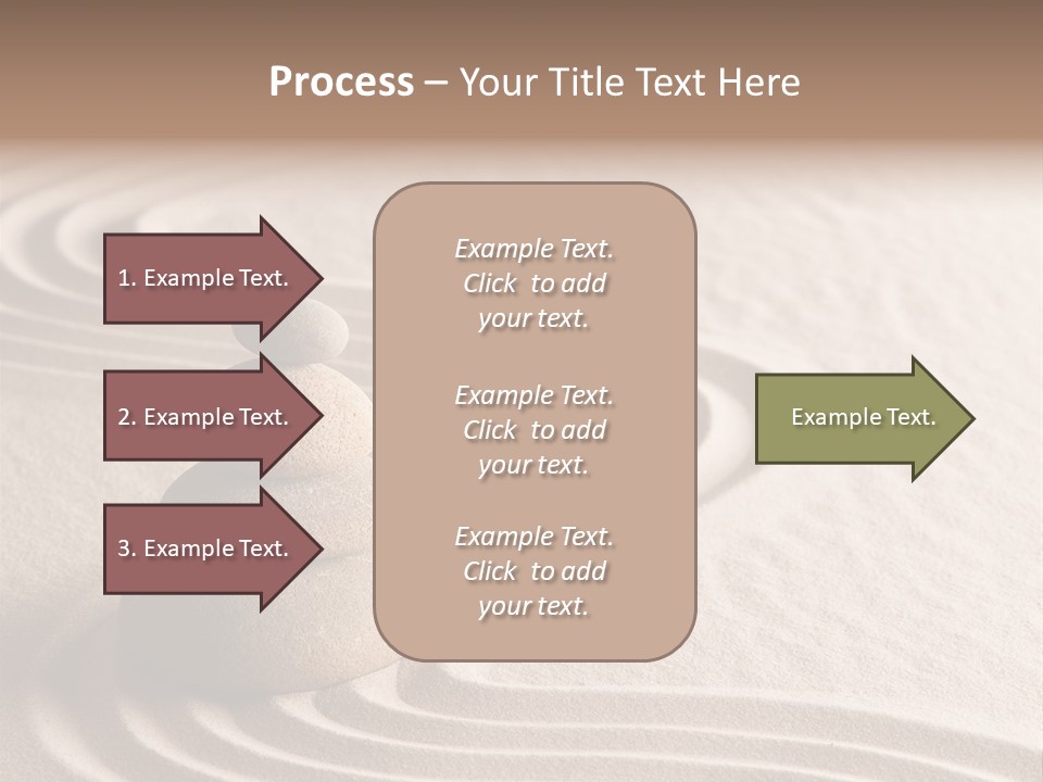 Ripple Spirituality Yellow PowerPoint Template