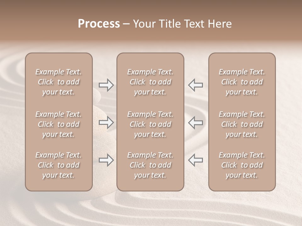 Ripple Spirituality Yellow PowerPoint Template