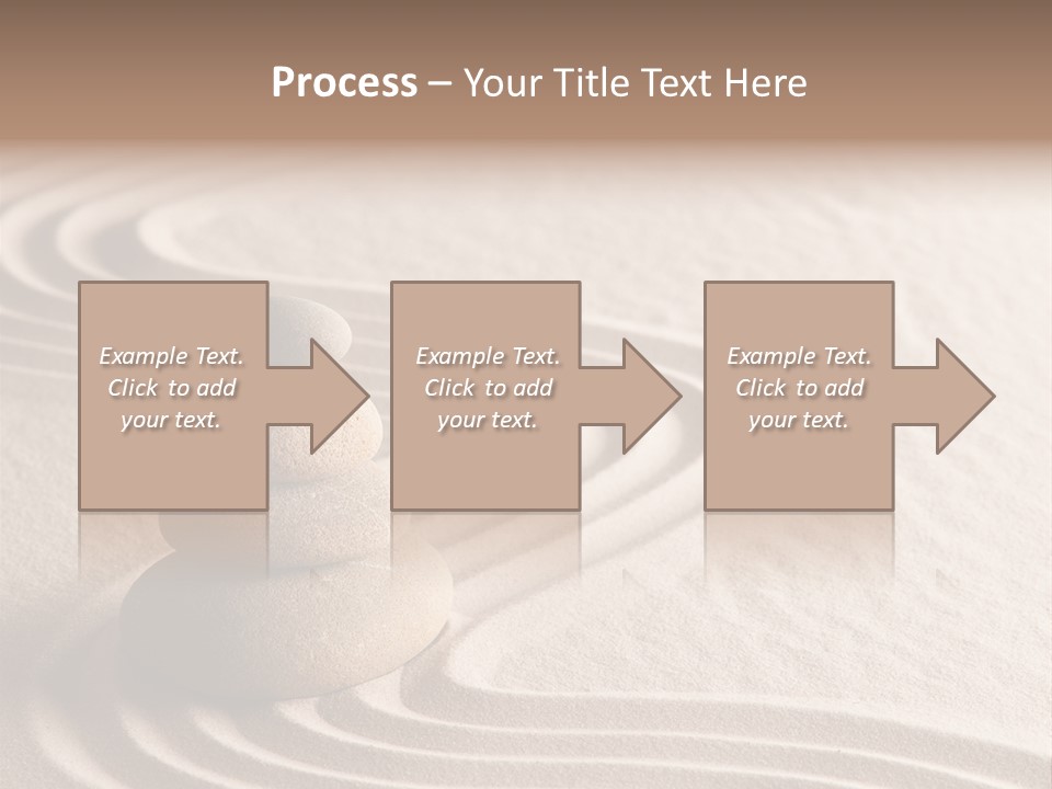 Ripple Spirituality Yellow PowerPoint Template