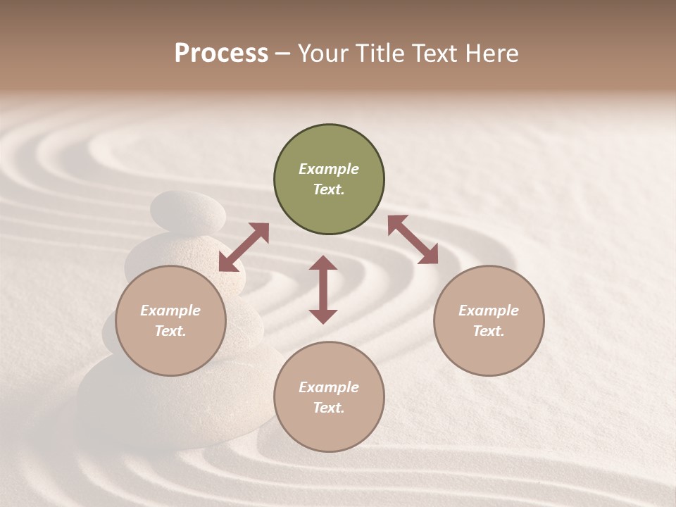 Ripple Spirituality Yellow PowerPoint Template