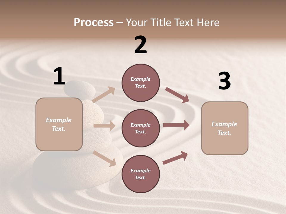 Ripple Spirituality Yellow PowerPoint Template