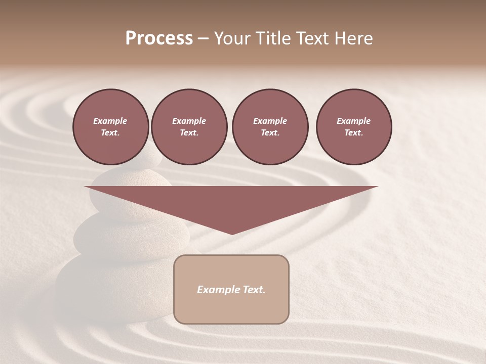 Ripple Spirituality Yellow PowerPoint Template