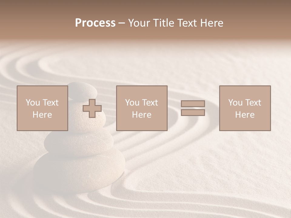 Ripple Spirituality Yellow PowerPoint Template