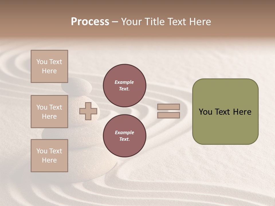 Ripple Spirituality Yellow PowerPoint Template