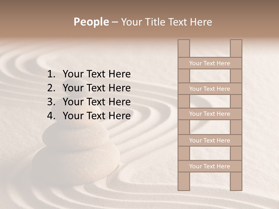 Ripple Spirituality Yellow PowerPoint Template