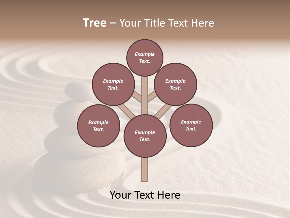 Ripple Spirituality Yellow PowerPoint Template