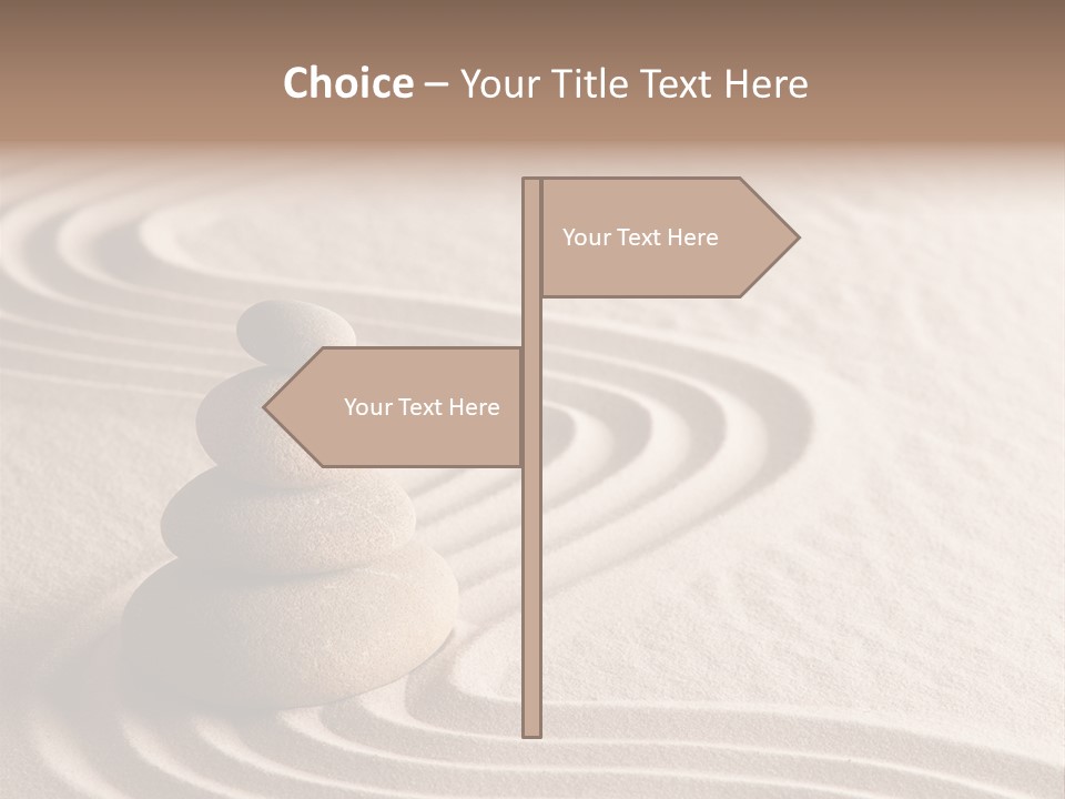 Ripple Spirituality Yellow PowerPoint Template