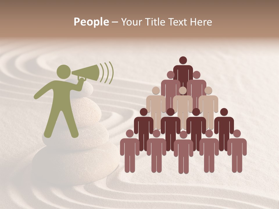 Ripple Spirituality Yellow PowerPoint Template