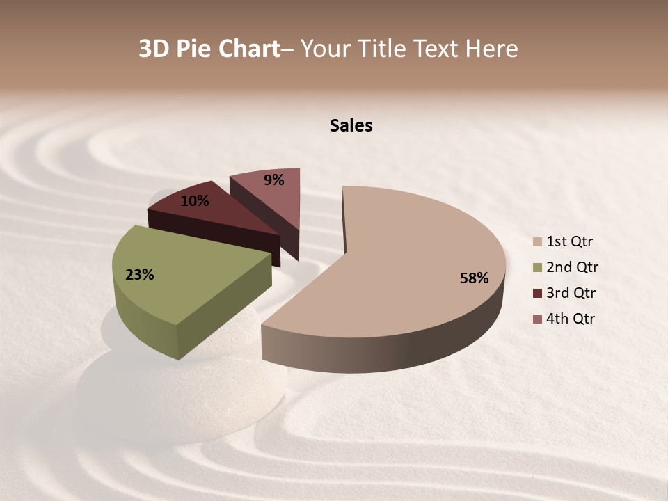 Ripple Spirituality Yellow PowerPoint Template