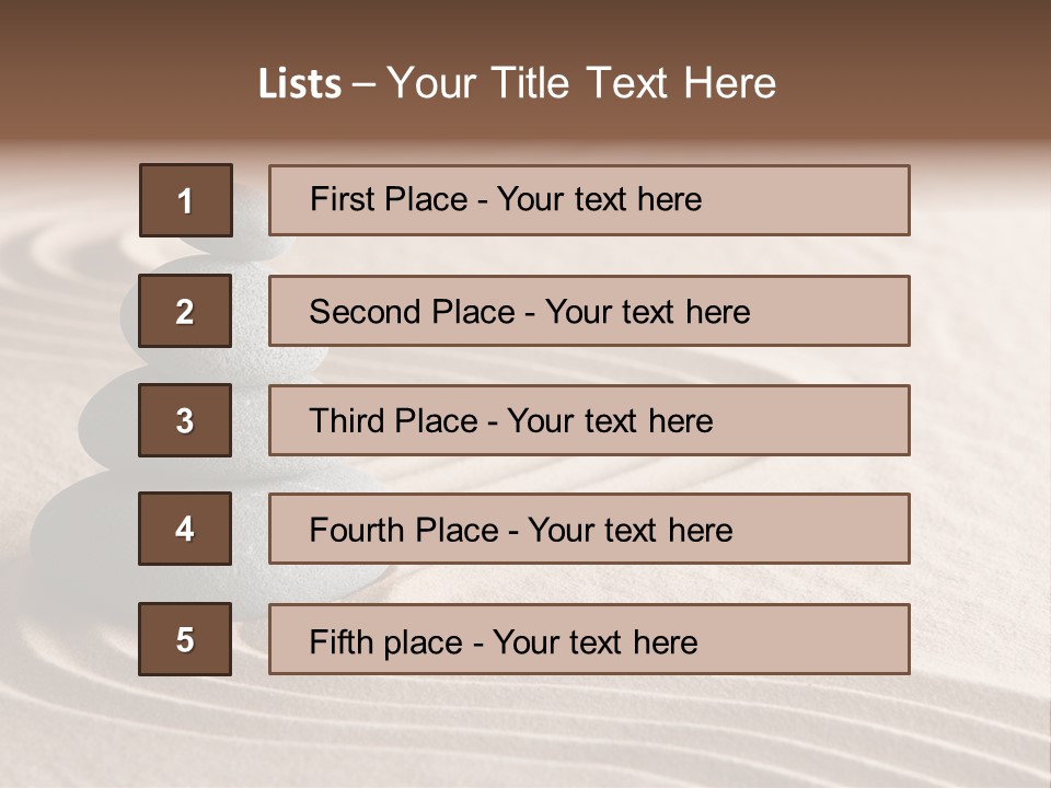 Peaceful Path Peace PowerPoint Template