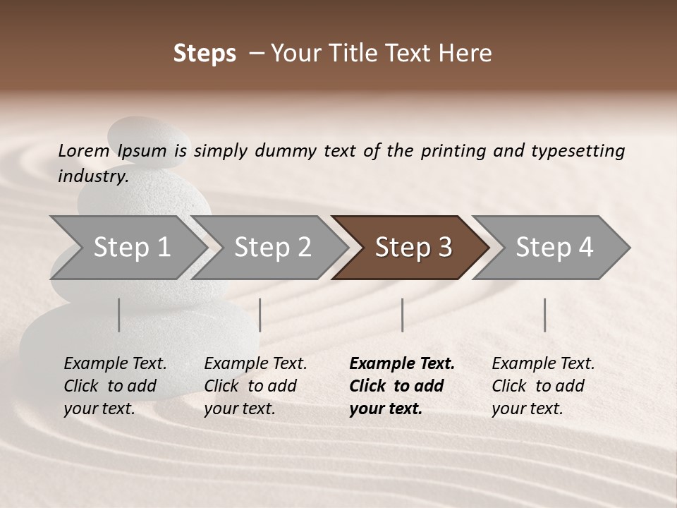 Peaceful Path Peace PowerPoint Template