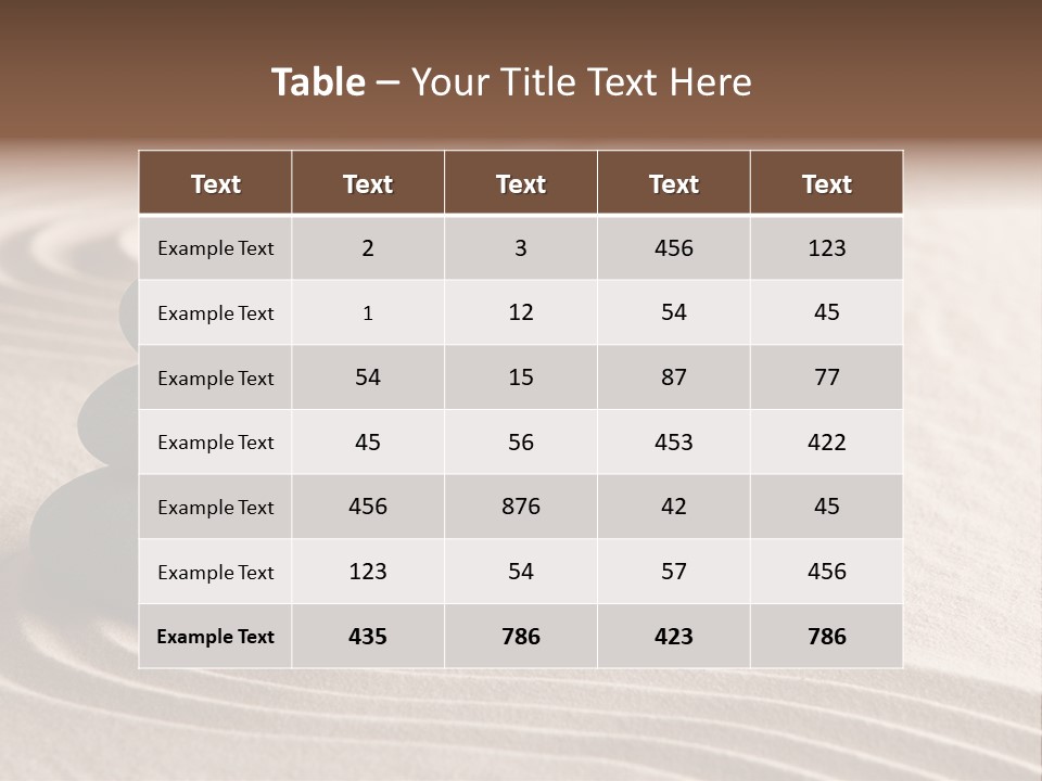 Peaceful Path Peace PowerPoint Template