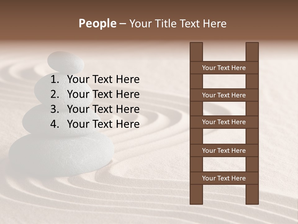 Peaceful Path Peace PowerPoint Template