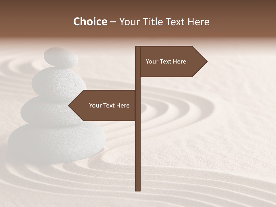 Peaceful Path Peace PowerPoint Template