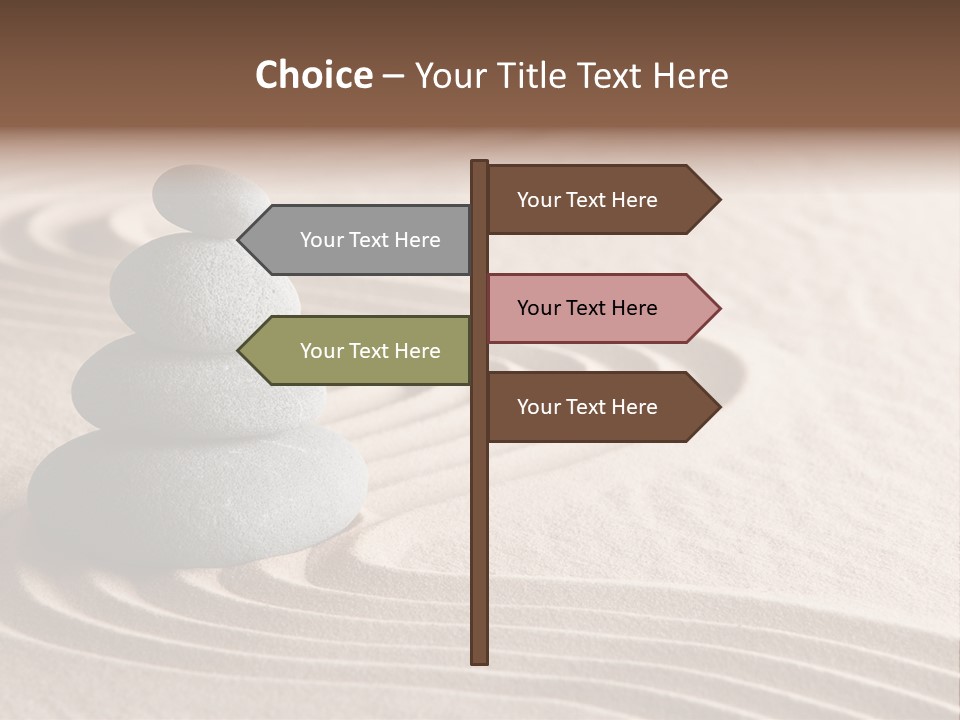 Peaceful Path Peace PowerPoint Template