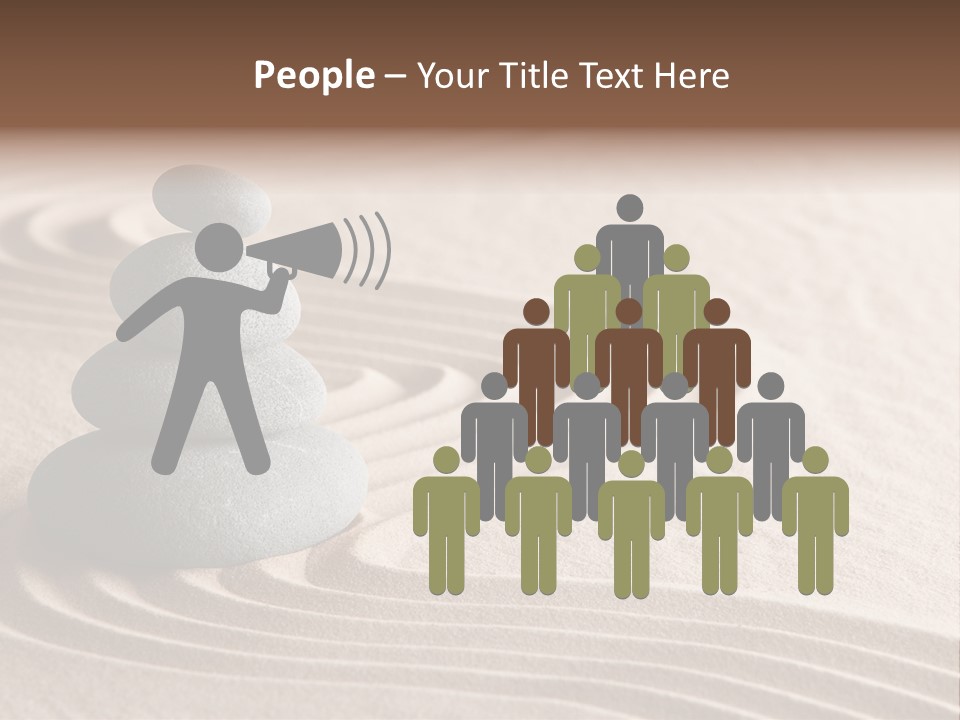 Peaceful Path Peace PowerPoint Template