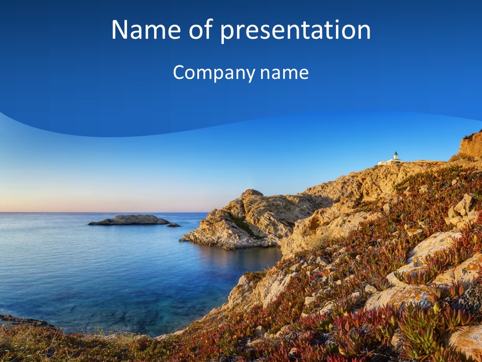 Rock High Site PowerPoint Template