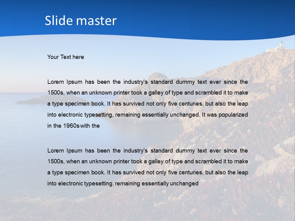Rock High Site PowerPoint Template